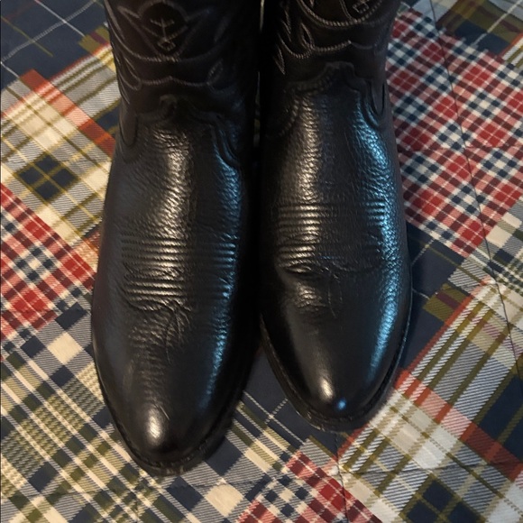 Ariat Black Floral Heeled Boots - Picture 4 of 5